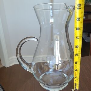 Princess House Glass Pitcher